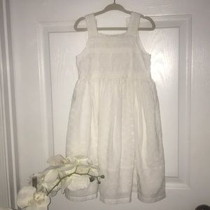 Cotton Kids White Eyelet Dress